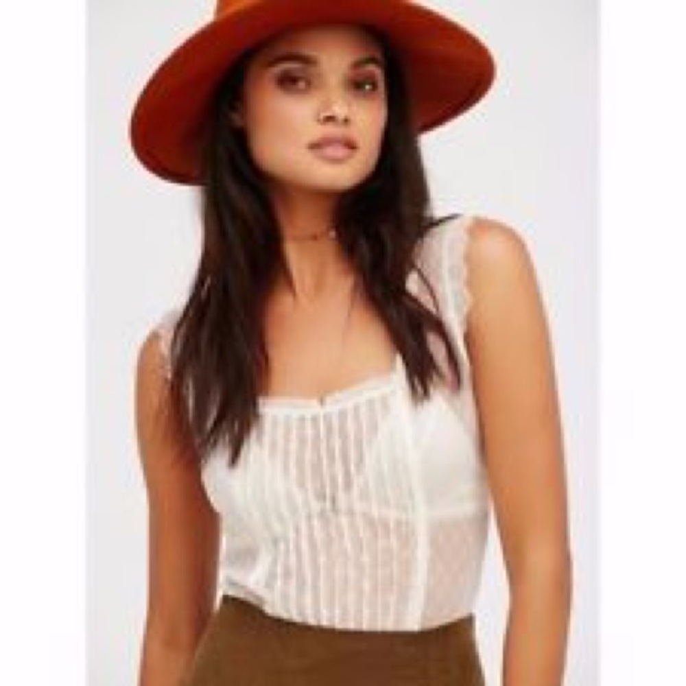 $78 Free People Lace Tank
